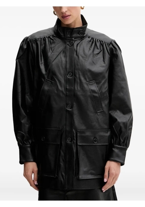 Bardot Clements faux-leather jacket - Black