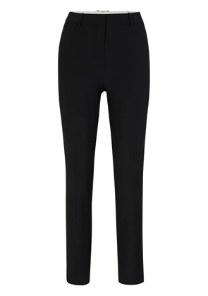 BOSS virgin wool cropped trousers - Black