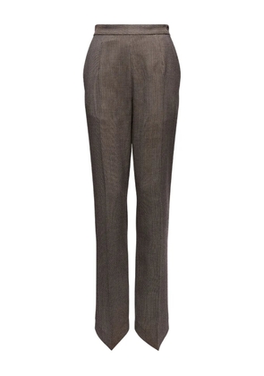 MM6 Maison Margiela virgin-wool trousers - Brown
