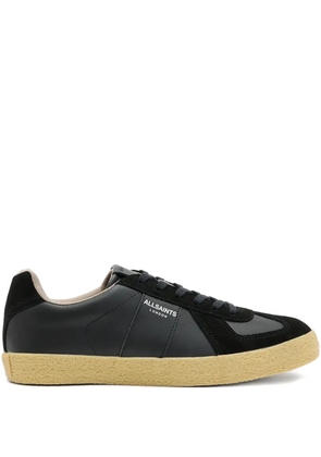AllSaints Jaimee sleek leather sneakers - Black