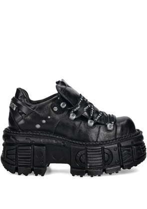 NEW ROCK platform lace-up sneakers - Black