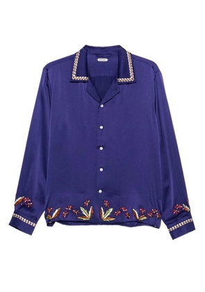 BODE silk shirt - Blue