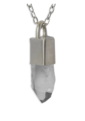 Parts of Four sterling silver Talisman quartz necklace