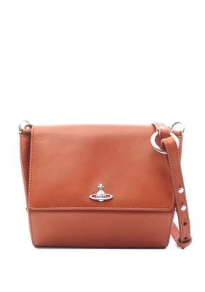 Vivienne Westwood Pre-Owned 2010s Sapphire orb cross body bag - Brown