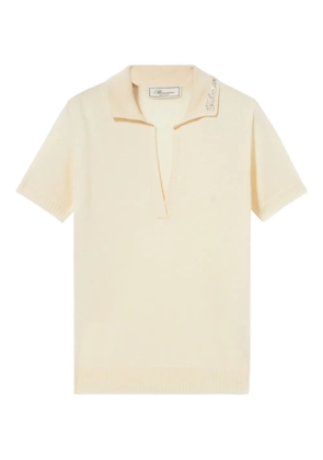 Blumarine polo-collar sweater - Neutrals