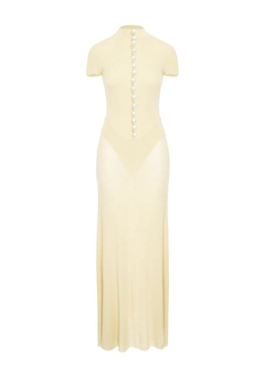 MANURÍ mock-neck maxi dress - Neutrals