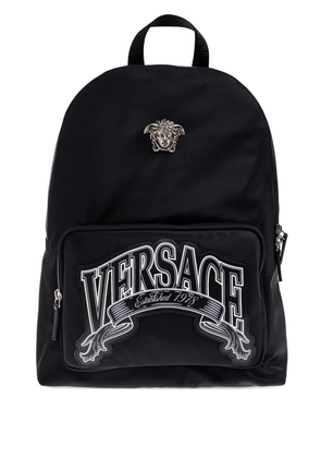 Versace medusa-logo backpack - Black