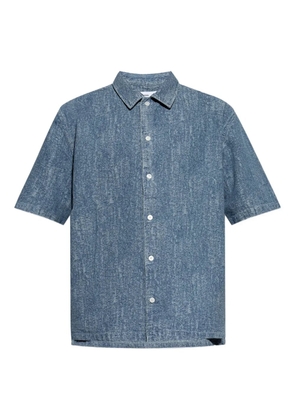 SAMSOE SAMSOE washed denim shirt - Blue