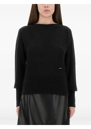 TOM FORD logo-plaque sweater - Black