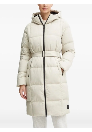 JACK WOLFSKIN Frozen Lake belted hooded coat - Neutrals