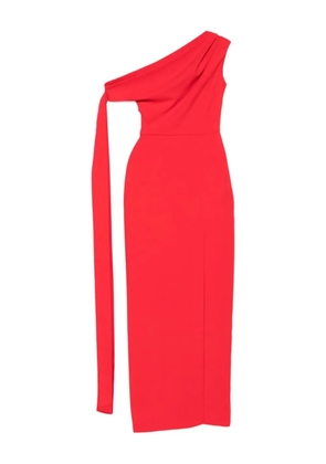 Solace London Irina one-shoulder maxi dress - Red
