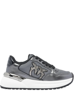 PINKO logo-detail chunky-sole sneakers - Grey