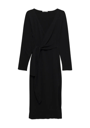 Simkhai Skyla tie-waist cotton midi dress - Black