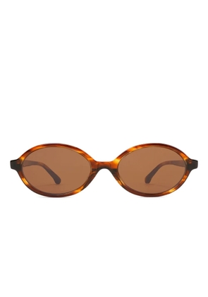 Sporty & Rich oval-frame sunglasses - Brown