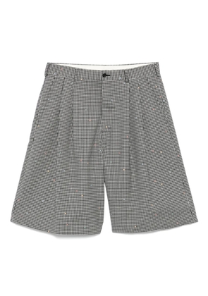 Comme des Garçons Homme Plus plaid tailored shorts - Black