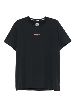 Family First crew-neck logo performance top - Black