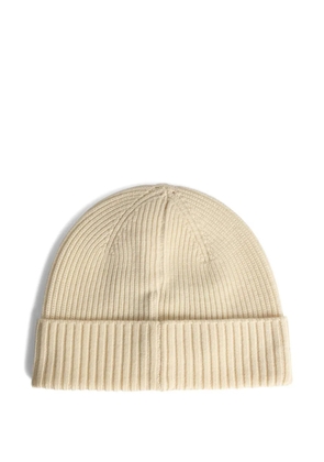 SEVEN GAUGE ribbed turn-up beanie - Neutrals