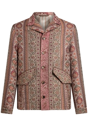 ETRO printed shirt jacket - Red