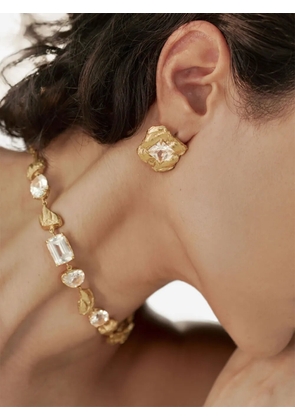 LOVENESS LEE Jaqui textured sapphire earrings - Gold