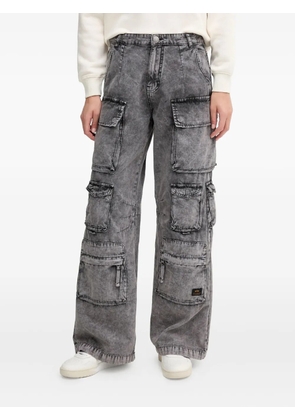 Alpha Industries cargo-pocket cotton jeans - Grey