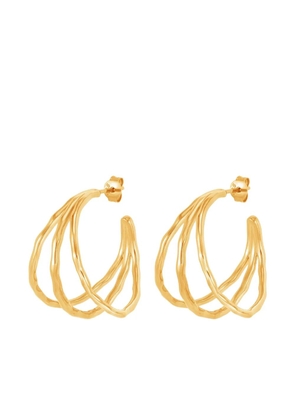 DOWER AND HALL Waterfall hoops - Gold