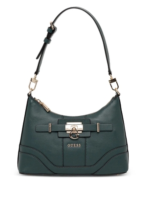 GUESS USA logo-plaque shoulder bag - Green