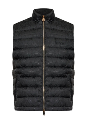 Versace Barocco-jacquard gilet - Black