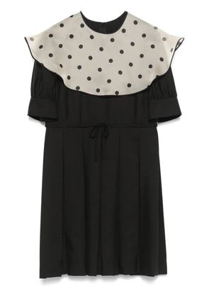 Valentino Garavani polka dot-print mini dress - Black