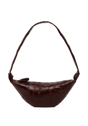 LEMAIRE medium Croissant cotton bag - Brown