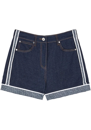Ports 1961 P-logo denim shorts - Blue