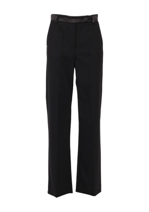 Weekend Max Mara satin waistband trousers - Black