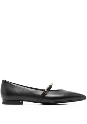 Sergio Levantesi Virna56 studded strap ballet flats - Black