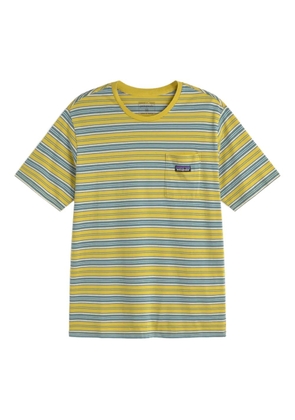Patagonia striped pocket T-shirt - Yellow