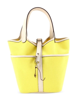 Hermès Pre-Owned Cargo Picotin Lock Bag Canvas and Swift PM bucket bag - Neutrals