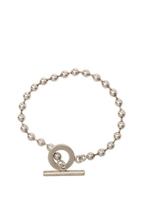 Gucci Pre-Owned 2000-2015 Logo Ball Chain Toggle bracelet - Silver