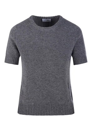 BeYou short-sleeve crew-neck jumper - Grey