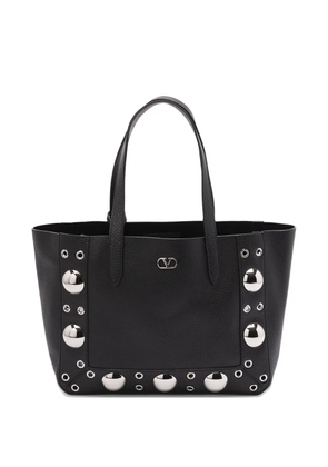 Valentino Garavani Nellcôte leather tote bag - Black