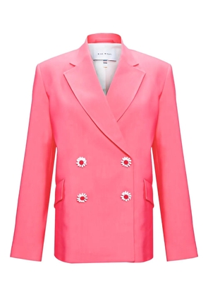 Mira Mikati daisy-button double-breasted blazer - Pink