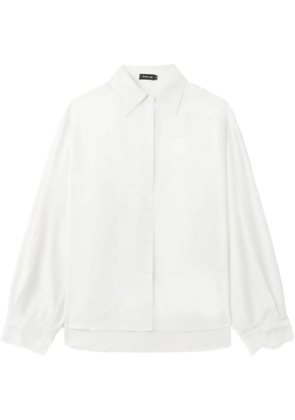 tout a coup lace-cuffs shirt - Neutrals