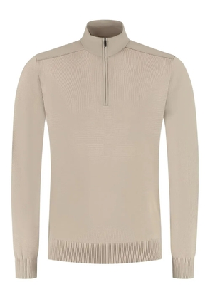 Paul & Shark half-zip ribbed sweater - Neutrals