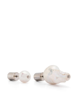 Jil Sander pearl earrings - Silver