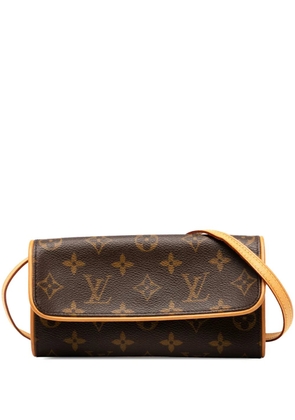 Louis Vuitton Pre-Owned 2000 Monogram Pochette Twin PM crossbody bag - Brown