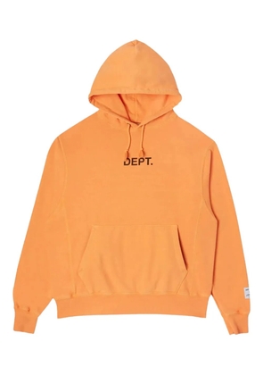 GALLERY DEPT. logo-print cotton hoodie - Orange