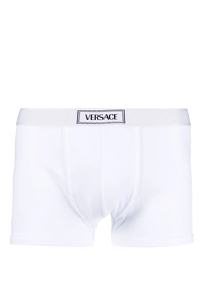 Versace 90s Logo ribbed briefs - White