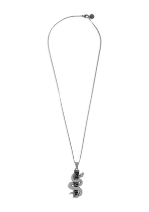 Palm Angels logo pendant necklace - Silver