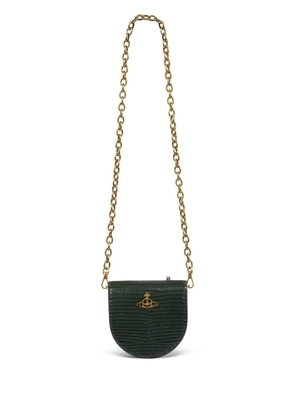 Vivienne Westwood Lizard saddle crossbody bag - Green
