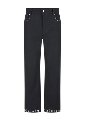 Valentino Garavani pocket-detail studded trousers - Blue