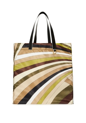 PUCCI Yummy Iride-print tote bag - Brown