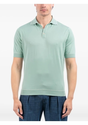Filippo De Laurentiis piped polo shirt - Green
