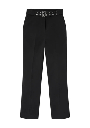 GANNI belted trousers - Black